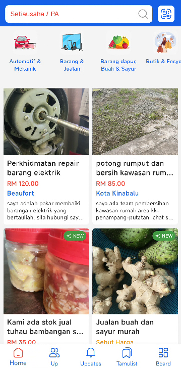 Tamuup App Screenshot